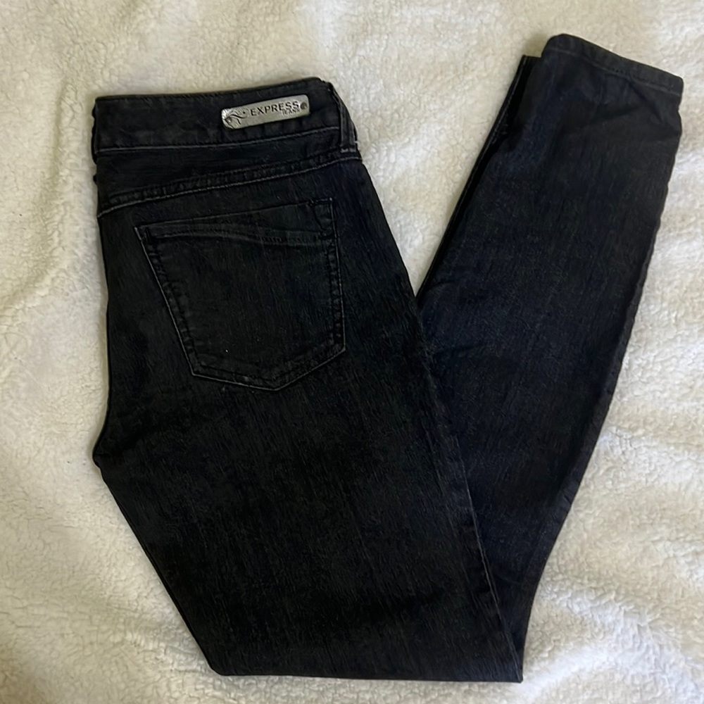 Express Jean legging ultra low rise🤎